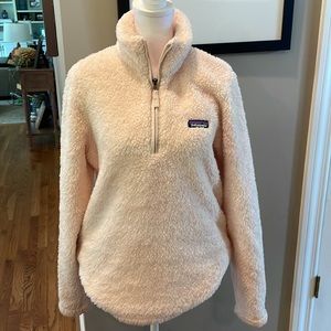 Patagonia Light Pink Peach Half Zip Fleece
